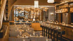 Restaurant interior of Azzurra
